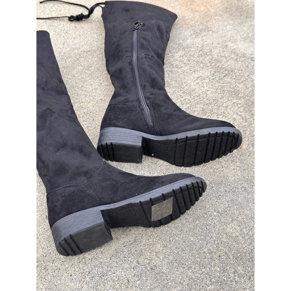 Lucky Top Kids Over the Knee Vegan Suede boots - Picture 3 of 4